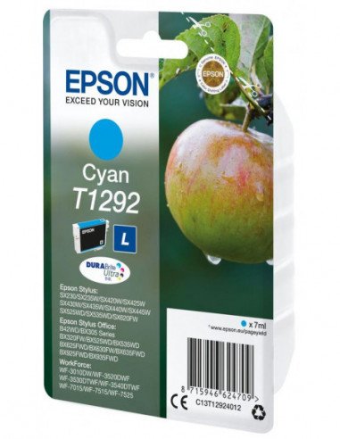 Tinteiro EPSON T1292 Ciano L - Stylus... Tinteiro EPSON T1292 Ciano L - Stylus...