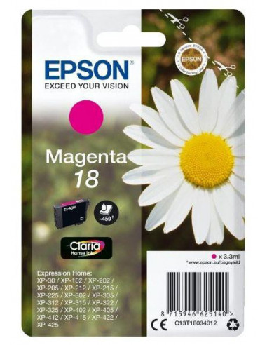 Tinteiro EPSON 18 Magenta -...