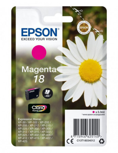 Epson 18 - 3.3 ml - magenta -... Epson 18 - 3.3 ml - magenta -...
