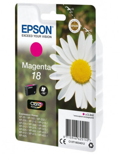 Epson 18 - 3.3 ml - magenta -... Epson 18 - 3.3 ml - magenta -...