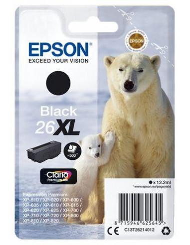 Tinteiro EPSON 26 Preto XL -... Tinteiro EPSON 26 Preto XL -...