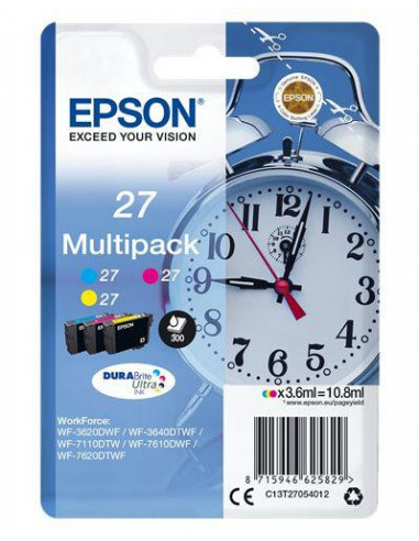 Tinteiro EPSON 27 Multipack 3 Cores -...