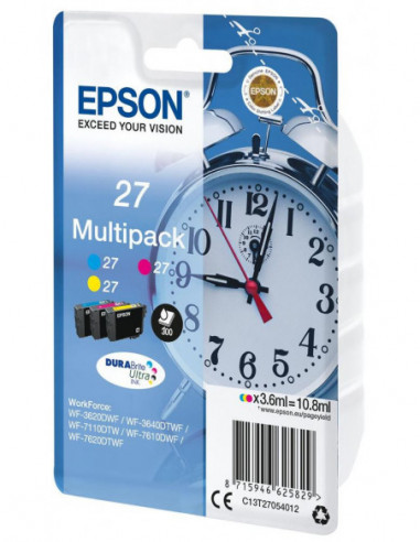 Tinteiro EPSON 27 Multipack 3 Cores -...