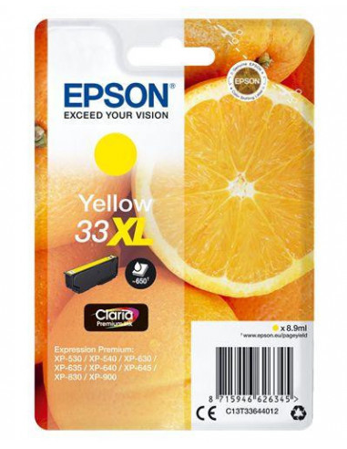 Tinteiro EPSON 33 Amarelo XL -... Tinteiro EPSON 33 Amarelo XL -...