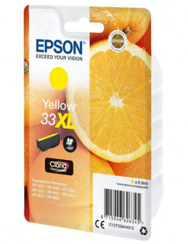 Tinteiro EPSON 33 Amarelo XL -... Tinteiro EPSON 33 Amarelo XL -...