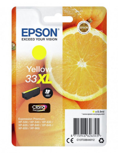 Tinteiro EPSON 33 Amarelo XL -... Tinteiro EPSON 33 Amarelo XL -...
