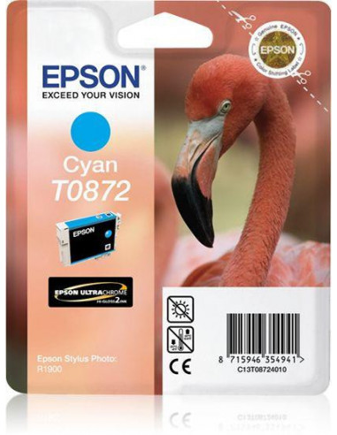 Tinteiro EPSON T0872 Ciano Ultra... Tinteiro EPSON T0872 Ciano Ultra...