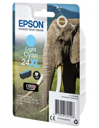 Tinteiro EPSON 24 Ciano Claro XL -... Tinteiro EPSON 24 Ciano Claro XL -...