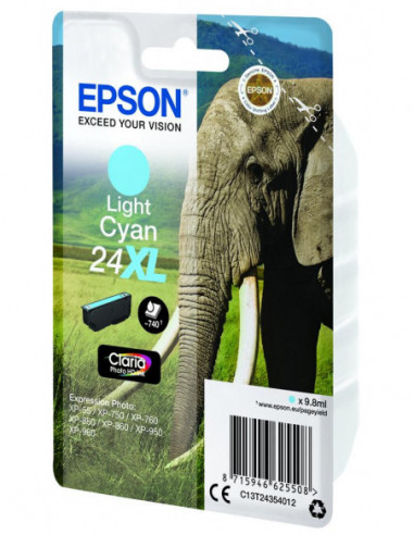 Tinteiro EPSON 24 Ciano Claro XL -... Tinteiro EPSON 24 Ciano Claro XL -...