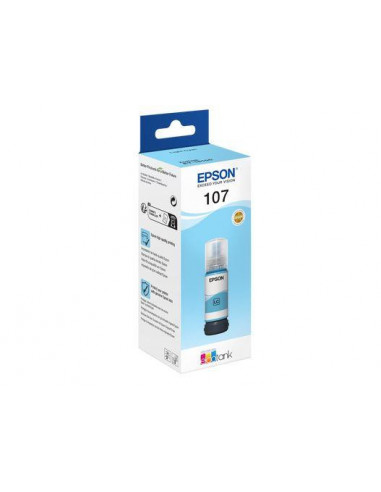 EPSON 1LB 107 EcoTank Light Cyan Ink...