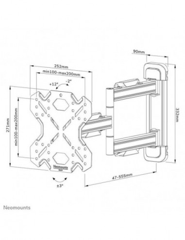 Suporte de Parede Newstar Neomounts...