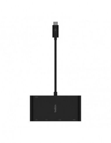 Hub USB-C Belkin AVC004BTBK 4 Portas Hub USB-C Belkin AVC004BTBK 4 Portas