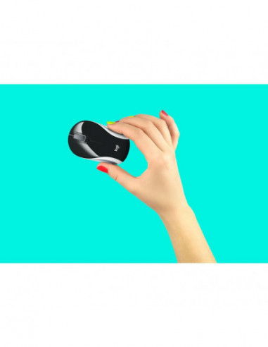 Wireless Mini Mouse M187 Black Wrls...