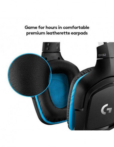 Auriculares Logitech G432 7.1 DTS 2.0 Auriculares Logitech G432 7.1 DTS 2.0