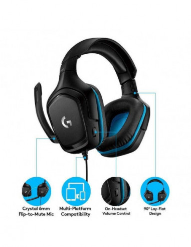 Auriculares Logitech G432 7.1 DTS 2.0 Auriculares Logitech G432 7.1 DTS 2.0