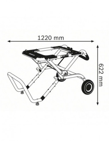 Bosch - Mesa Trabalho Gta 60 W Prof...