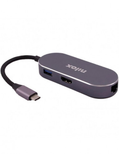Docking Station Nilox Mini USB-C - 4K...