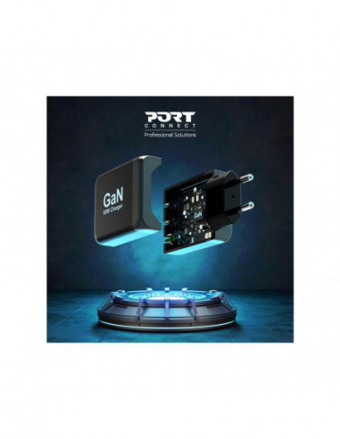 Carregador Port Designs, 65W, 2... Carregador Port Designs, 65W, 2...