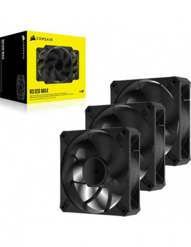 Ventilador Corsair RS120 Max Preto... Ventilador Corsair RS120 Max Preto...