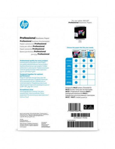 Papel Fotográfico HP Prof Matte A4... Papel Fotográfico HP Prof Matte A4...