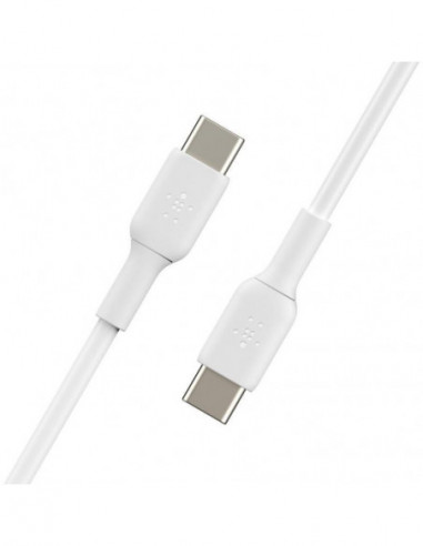 Cabo USB Belkin CAB003BT1MWH - USB-C... Cabo USB Belkin CAB003BT1MWH - USB-C...