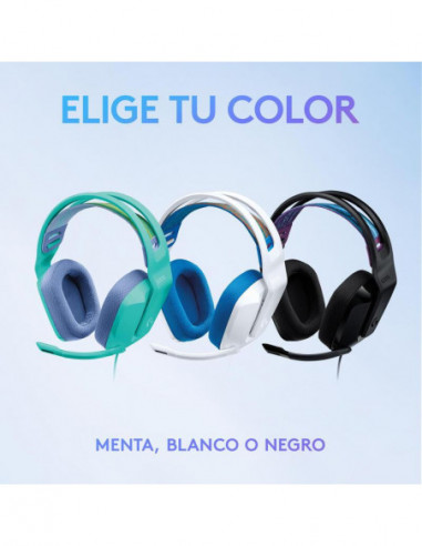 Auscultadores Logitech G335, Branco,... Auscultadores Logitech G335, Branco,...