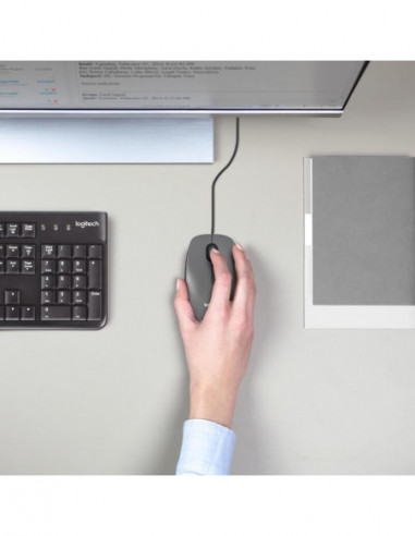 Rato Logitech M100 - USB, Óptico, Preto
