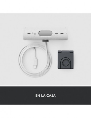 Câmara Web Logitech Brio 500 Branca