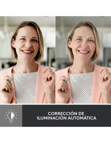 Câmara Web Logitech Brio 500 Branca