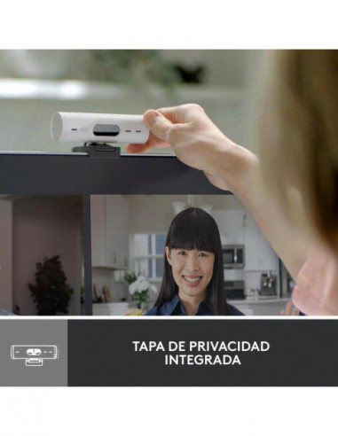 Câmara Web Logitech Brio 500 Branca