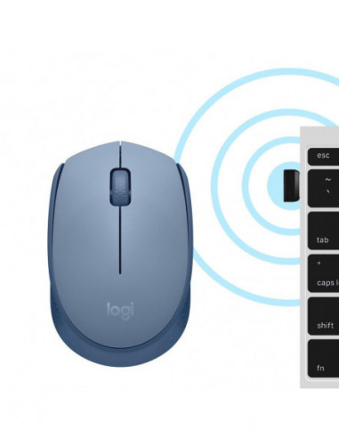 Logitech Raton M171 Inalambrico Gris...