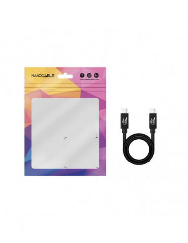 Cabo USB-C Nanocable 10.01.5001 -... Cabo USB-C Nanocable 10.01.5001 -...