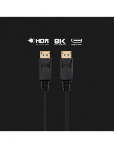 Cabo DisplayPort Ewent EC1405 - 1m -... Cabo DisplayPort Ewent EC1405 - 1m -...