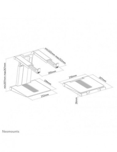 Suporte para Portátil Newstar NSLS200... Suporte para Portátil Newstar NSLS200...