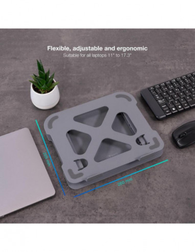 Suporte Tooq para Portátil, Ajustável... Suporte Tooq para Portátil, Ajustável...