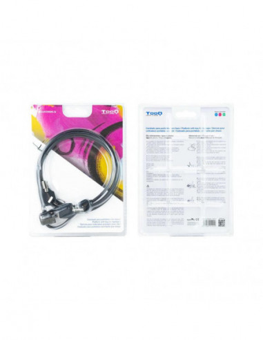 Cavo de Segurança Tooq com Chave para... Cavo de Segurança Tooq com Chave para...