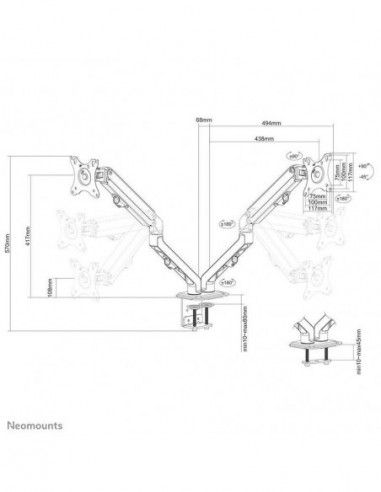 Suporte para Monitor Neomounts... Suporte para Monitor Neomounts...