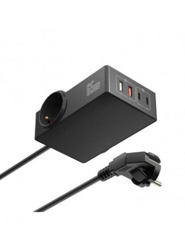 Carregador Ewent EW3992, 65W, 2... Carregador Ewent EW3992, 65W, 2...