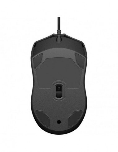 Rato com Fio HP 100, USB, Ótico, Preto