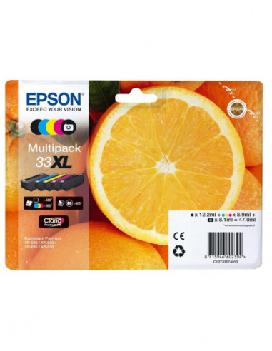 Tinteiro EPSON 33 Multipack 5 Cores... Tinteiro EPSON 33 Multipack 5 Cores...