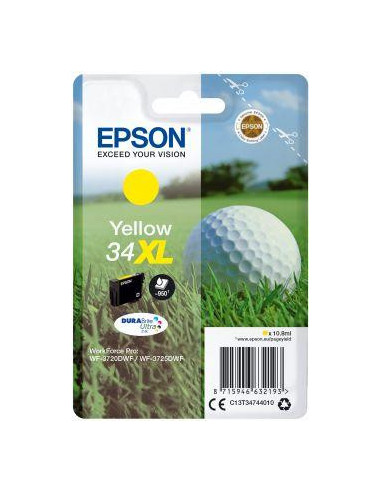 Epson 34XL - 10.8 ml - XL - amarelo -...
