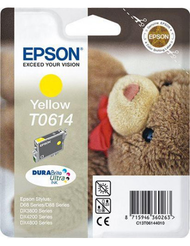 Tinteiro EPSON T0614 Amarelo -...