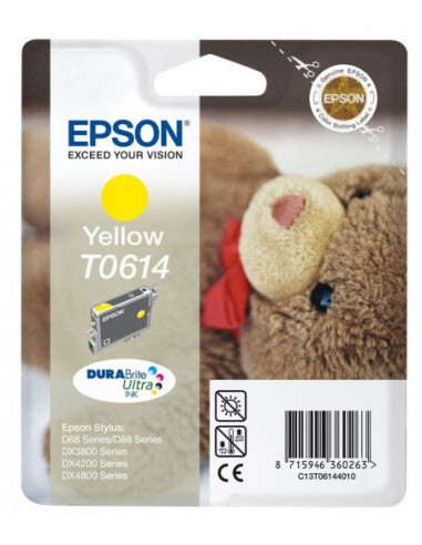 Tinteiro EPSON T0614 Amarelo -...