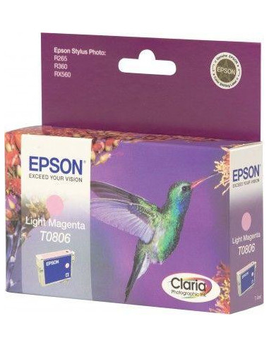 Tinteiro EPSON T0806 Magenta Claro -... Tinteiro EPSON T0806 Magenta Claro -...