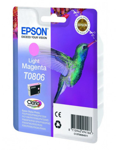 Tinteiro EPSON T0806 Magenta Claro -... Tinteiro EPSON T0806 Magenta Claro -...