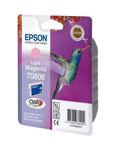 Tinteiro EPSON T0806 Magenta Claro -... Tinteiro EPSON T0806 Magenta Claro -...