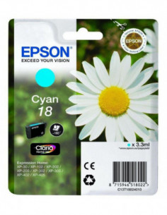 Tinteiro EPSON 18 Ciano -...