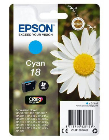 Tinteiro EPSON 18 Ciano -... Tinteiro EPSON 18 Ciano -...