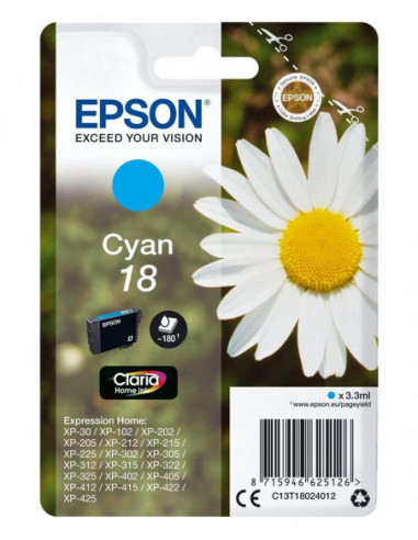 Tinteiro EPSON 18 Ciano -... Tinteiro EPSON 18 Ciano -...