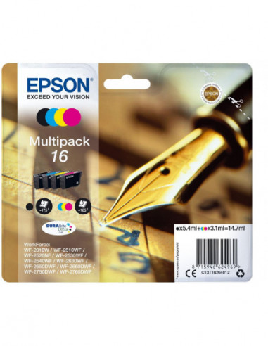 Tinteiro EPSON 16 Multipack 4 Cores -... Tinteiro EPSON 16 Multipack 4 Cores -...